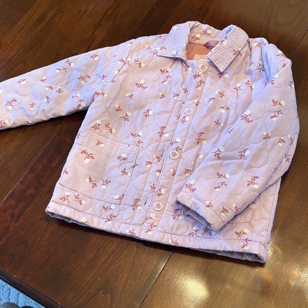 Cat & Jack Light Pink Floral Jacket